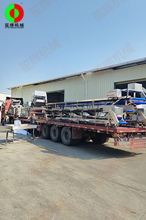 海南某客戶南瓜前處理生產(chǎn)線交付客戶！